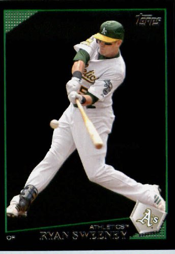 2009 Topps Black Border Baseball Card # 312 Ryan Sweeney Oakland Athletics Mint Condition - Shipped In Protective Screwdown Display Case!