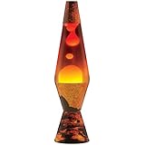 Lava Lite 2149 14.5-Inch Color Max Volcano Print Lava Lamp with Tri-Colored Globe, White Wax/Clear Liquid