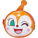 【日本製】アンパンマン 肩ひも調節可能 エナメルフェイス 丸ポシェット ANPANMAN ドキンちゃん 11.5×13×4cm