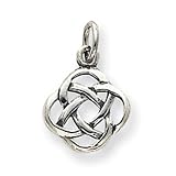 Sterling Silver Antiqued Celtic Knot Charm
