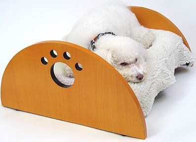 Country Dreams Dog Bed - Small (Natural/Denim) (21