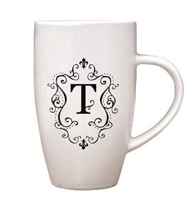 Regal Monogram Tapered Coffee Mug - T