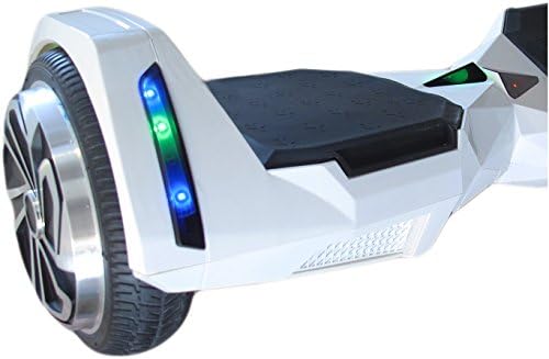 2016 New Design Self Balancing Scooter Two 8" Wheel Self Balance Electric Hoverboard Drifting Personal Transporter Mini Unicycle with Certified Safe Battery Pack and Led Lights and Bluetooth