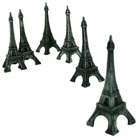 Click here to buy Eiffel Tower Paris Set of 6 Mini Magnets for the Refrigerator or Wall by Abbott.