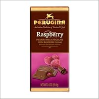 Perugina Premium Milk Chocolate Bar with Raspberry Filling - 3.5oz - (Pack of 6)