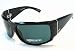 ELECTRIC Hoy Sunglasses Gloss Black Poly Polarized Shades 57-1642