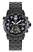 Burgmeister California BM 118-622 Herren Automatik Uhr Edelstahl schwarz offene Unruh Tag/Datum/Monat