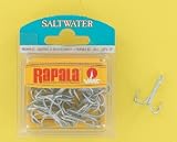 Rapala VMC Fish Hooks 9626PS1C Sz1 O'Shaugh 4X Treble