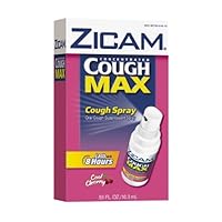 Zicam Cough Concentrated Max Cough Spray, Cool Cherry, .55-Ounce Bottle (Pack of 2)