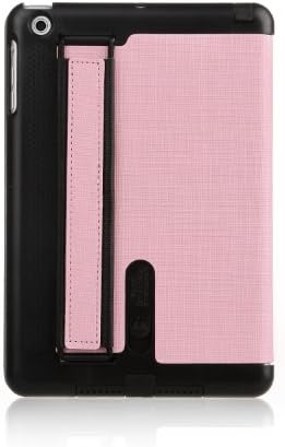 Gentne Smart Ipad Mini / Ipad Mini 2 Case Cover Full Body Protection with Front & Back Pu Leather Case Cover with Magnetic Sleep Sensor (Pink)