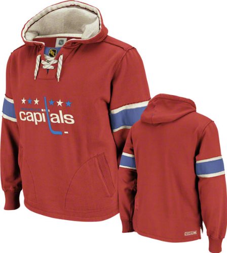 NHL Men's Washington Capitals Classics Pullover Hood (Red, XX-Large)