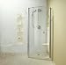 Kohler K-705789-L-SHP Bright Polished Silver Cyan Right-Handed Walk-In Curved Panel from the Cyan Co