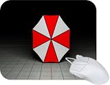 Rikki Knight Red White Umbrella Design Mouse Pad Mousepad - Ideal Gift for all occassions!