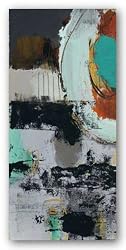 Abstracto VII by Ivan Reyes 8"x20" Art Print Poster Latin