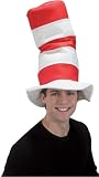 Cat in the Hat - Red and white striped Hat - Adult