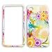 Apple iPhone 4 - 4S (AT&T/Verizon/Sprint) Colorful Flowers with Green Leaves on White iPhone 4 Hard Case/Cover/Faceplate/Snap On/Housing/Protector