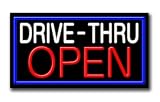 Neon Sign - Drive-Thru Open - Extra Large 20