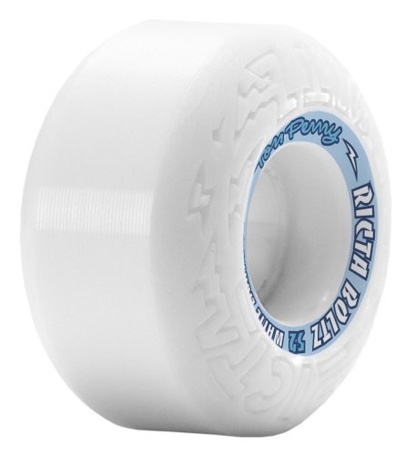 Childrens Toyshop  Toys : Ricta Wheel Dynamics Boltz White Lightning Penny Skateboard Wheel Set (52mm)