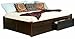 Concord Full Platform Bed with Flat Panel Headboard and Footboard, Antique Walnut with 2 Flat Panel Bed Drawers Concord Full Platform Bed with Flat Panel Headboard and Footboard, Antique Walnut with 2 Flat Panel Bed Drawers