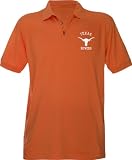Texas Longhorns Dark Orange Rowing Polo Shirt