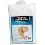 Plastic White Twin Size Mattress Cover Protector Vinyl Sheet Waterproof(39"x76"+11.5" )