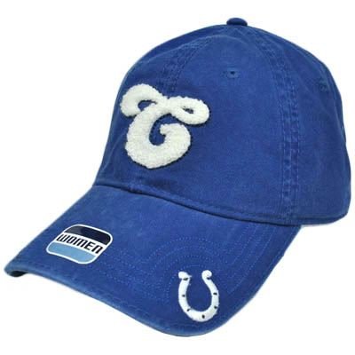 NFL Indianapolis Colts Blue White Womens Ladies Chenille Hat Cap Garment Wash