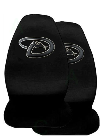 Set of 2 MLB Licensed Universal-Fit Front Bucket Seat Cover - Arizona Diamondbacks