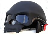髑髏スカル３Ｄヘルメットマットブラック フリーサイズ バットマン