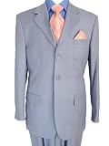2009 New Gray Men Suits ~~ Italian 100% Merino Wool Hand Tailored Suit with Pefect Fit ~~ GUARANTEED THE BEST DEALS