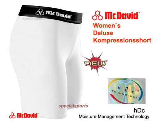 McDavid Deluxe Kompressionsshorts 804 für Frauen weiß (2008)