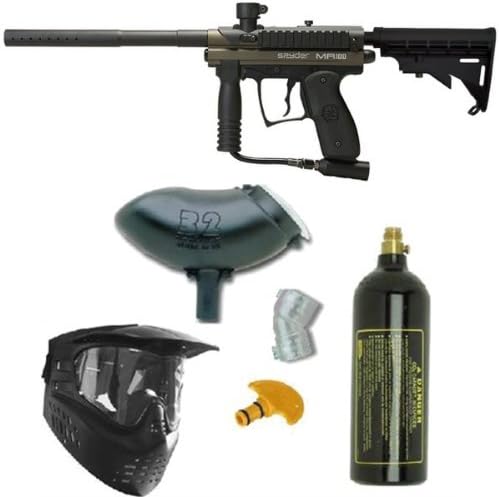 Spyder MR1 Paintball Marker Gun 3Skull Package - Olive