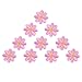 SODIAL(R) 10pcs Embroidered Applique Flower Patches Sewing Craft Decoration