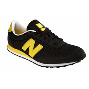 Zapatillas New Balance - Classics Traditionnels, color negro/amarillo, talla 43
