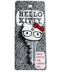 Hello Kitty Nerd Glasses Keycap Key Holder