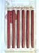 Low Temperature Sealing Gun Wax Red - Pack of 6
