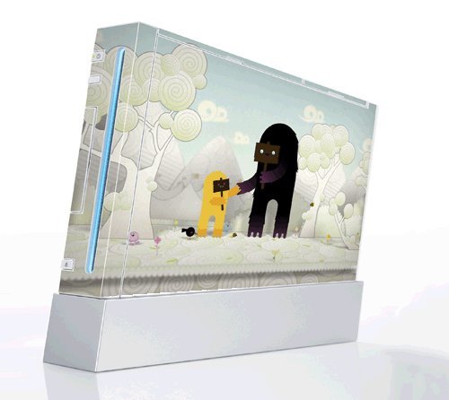 Snow Monsters Decorative Protector Skin Decal Sticker for Nintendo Wii Console