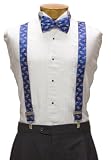 Kansas Suspenders - University of Kansas Blue Suspenders with Jayhawk Logo