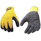 DeWalt DPG70 Textured Rubber Coated Gripper Work Glove Medium Size