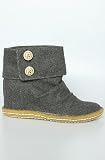 41a2gnNwkjL. SL160  80%20 The Billie Hidden Wedge Bootie in Charcoal,Shoes for Women