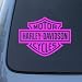 HARLEY DAVIDSON - Vinyl Decal Sticker #A1451 | Vinyl Color: Pink