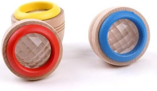 Backhomeday Multi Lens Kaleidoscope Wooden Magic Kaleidoscope Bee Eye Effect (Random delivery), Model: by PPL