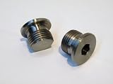 O2 OXYGEN SENSOR BUNG PLUG PLUGS PAIR FOR HARLEY TWIN CAM & SPORTSTER EXHAUST