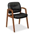Basyx VL803HST11 Guest Chair,w/ Wood Arms,24-1/2 in.x28-1/4 in.x35-1/4 in.,BCY