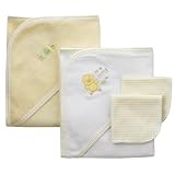 Gerber YELLOW 4PC BATH SET NEUTRAL - O/S