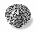 Solid Antique Pewter Longaberger Basket Knob - 1-3/8