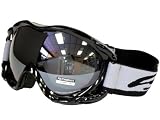 X Loop Snow Ski Snowboard Goggles XSG1 Black Gray