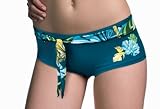 eleMar Damen Bikini-Hose, Shorty, 34-46, NEU, Farbe:195 petrol; Größe:38