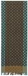 Hand Woven Elegant Jacquard 100% Cotton Table Runners 12x72 Inches Set of Two