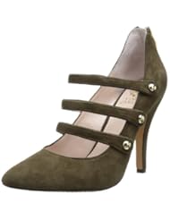 Shoes: Vince Camuto Womens Jamily Dress Pump,Olive Drab Suede,8.5 M US - Vince Camuto