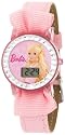 Armitron Kids' 3500009B Character Barbie Crystal Accented Pink Strap Digital Watch